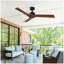 Ventilateur de plafond 52 po noir Lowe