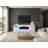 Bhhatu 80" Fireplace TV Stand with 40" Electric Fireplace,White-34741523-34741534