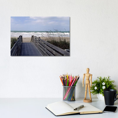 Boardwalk On The Beach, Nokomis, Sarasota County, Florida, USA by Panoramic Images - Wrapped Canvas Print