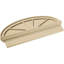 Fronton en uréthane Elliptical Signature, brun clair apprêté-102752107-113054387-113222579