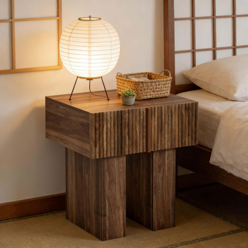 Table de chevet, table de chevet avec rangement