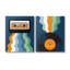 "Retro Music With Stripes" par Laura Marr - 2 pièces-665280911-665483859