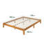 Mirabella Deluxe Platform Solid Wood Bed Frame-1402084648