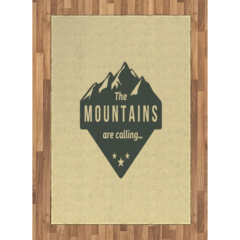 Tapis décoratif en fibres à haute densité Adventure High, Rectangle— 4 pi x 5 pi 8 po