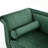 Celestine Velvet Glam Bench With Nailhead Trim & Curved Arms-120419229