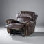 Fauteuil inclinable manuel Faulks avec garniture Ã  clous-893913176