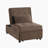 Alaisia 45.5" Modern & Contemporary Storage Bench with Velvet Fabric Upholstery, Adjustable Top, Pull-Out Ottoman-1553811095