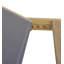 200cm Long Reclining Teak Single Chaise