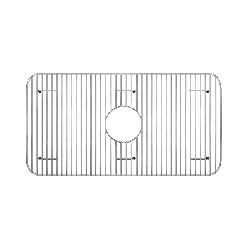 Stainless Steel Protective Sink Grid with Rubber Feet
