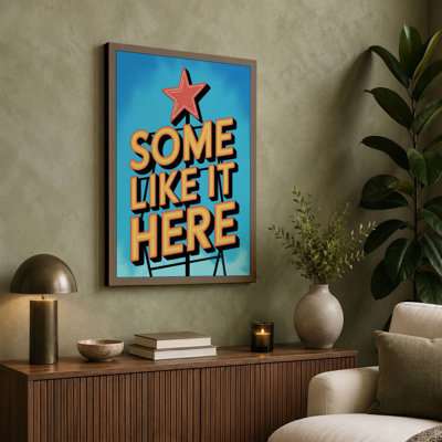 Some Like It Here Retro - Wrapped Canvas