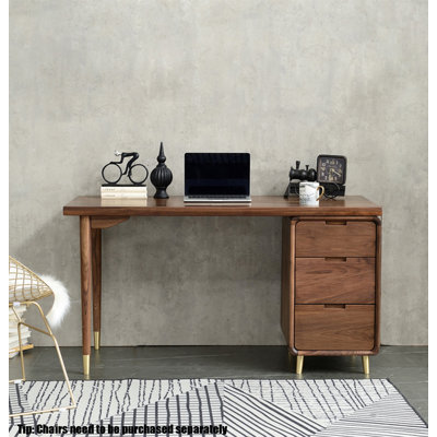 Bureau en bois massif Nordic