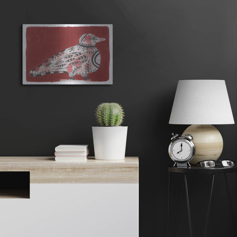 «Mardi Gras Bird 19» par Maria Pietri, H 16 po x l 24 po