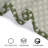 Traditional Block Print Shower Curtain | Handmade Mixed Linen |  Bathroom Essential, Rohini, Green-1263495571
