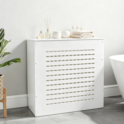 Radiator Cover Cabinet, White Heater Cover for Radiators