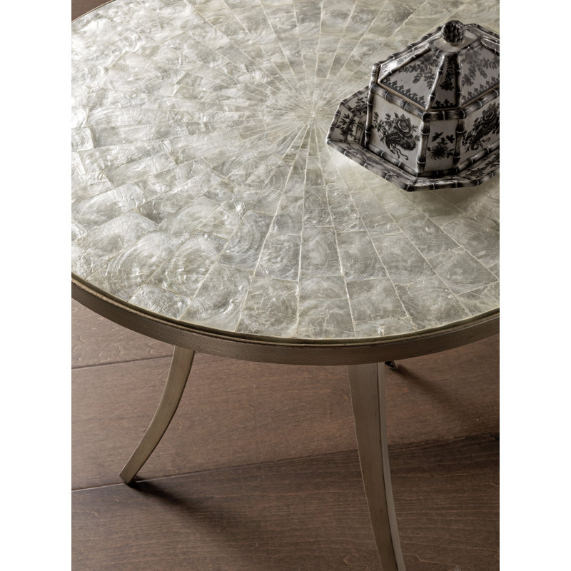 Signature Designs Capiz Round End Table