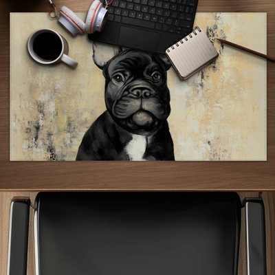 French bulldog - 14.00"x24.25" Desk mat