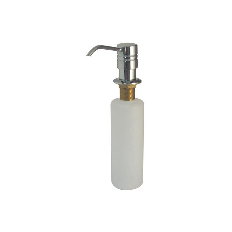 Decorative Soap Dispenser, Polished Chrome