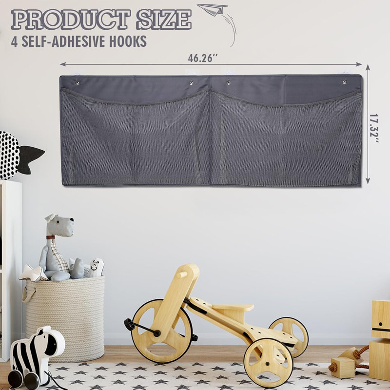 Wall-mounted Stuffed Animal Storage Net