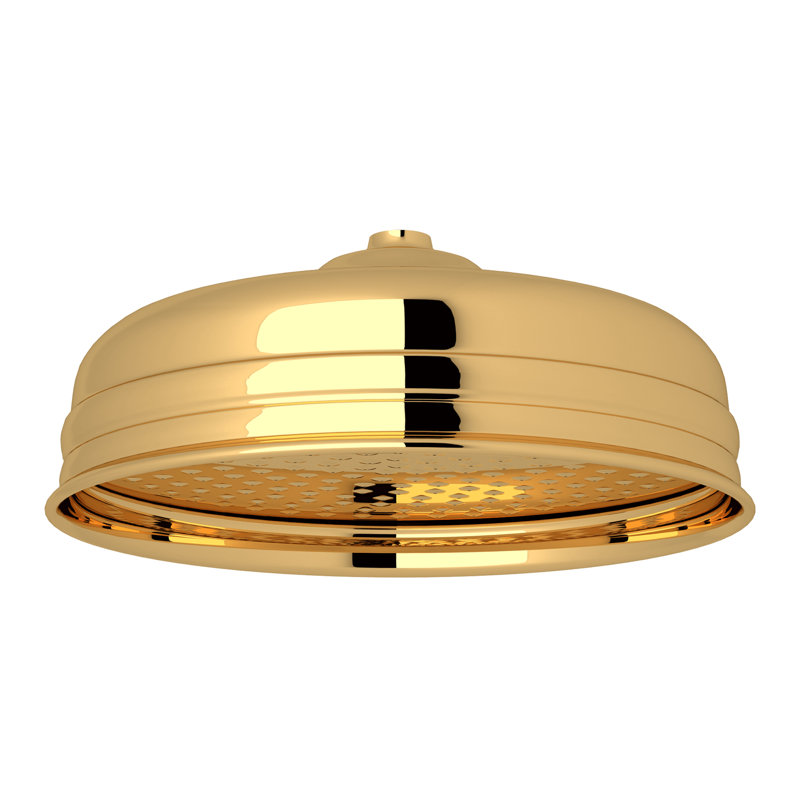 Perrin & Rowe 12" Rain Showerhead, English Gold