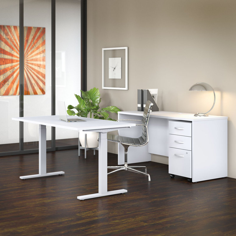 Bureau Studio C, Blanc, H 29,84 po x l 59,45 po x P 29,37 po