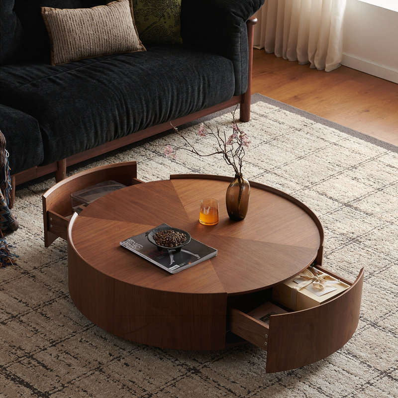 Table basse Modern Minimalist Farmhouse, 11.81" H x 39.37" L x 39.37" W