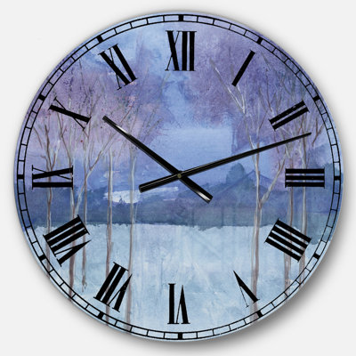 Evening Serenade II - Horloge murale traditionnelle