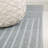 Anaceli High-Low Minimalist Angle Geometric Light Blue/Cream Indoor/Outdoor Rug-1664150227