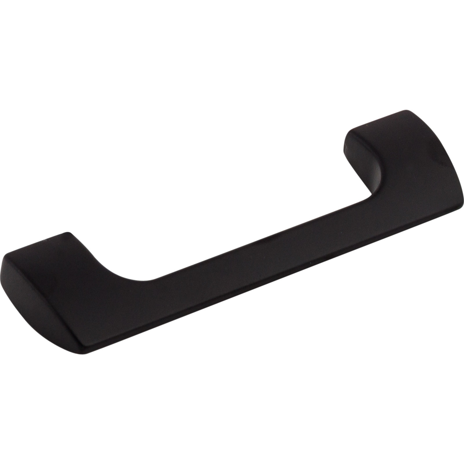 Holland Bar Cabinet Pull, Flat Black, 3 3/4" Center to Center