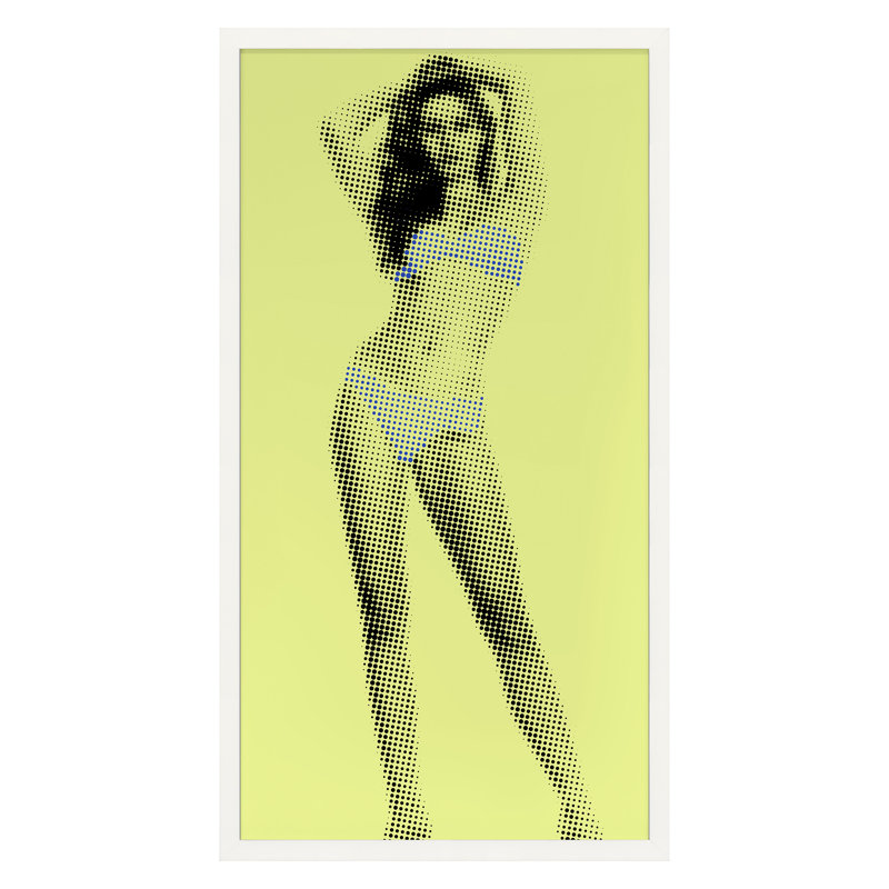 Bardot Print by THE Studio, 36" H x 20" W, Yellow