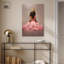 Princesse en toile rose, portrait ébène par Art Remedy-107450691-107450699