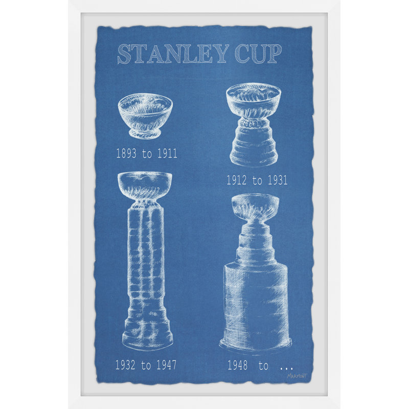 «Lulie Stanley Cup», reproduction encadrée, H 30 po x l 20 po