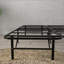 Sommier plateforme simple en acier noir Omne TG - aucun sommier nécessaire, capacité de 2000 lb