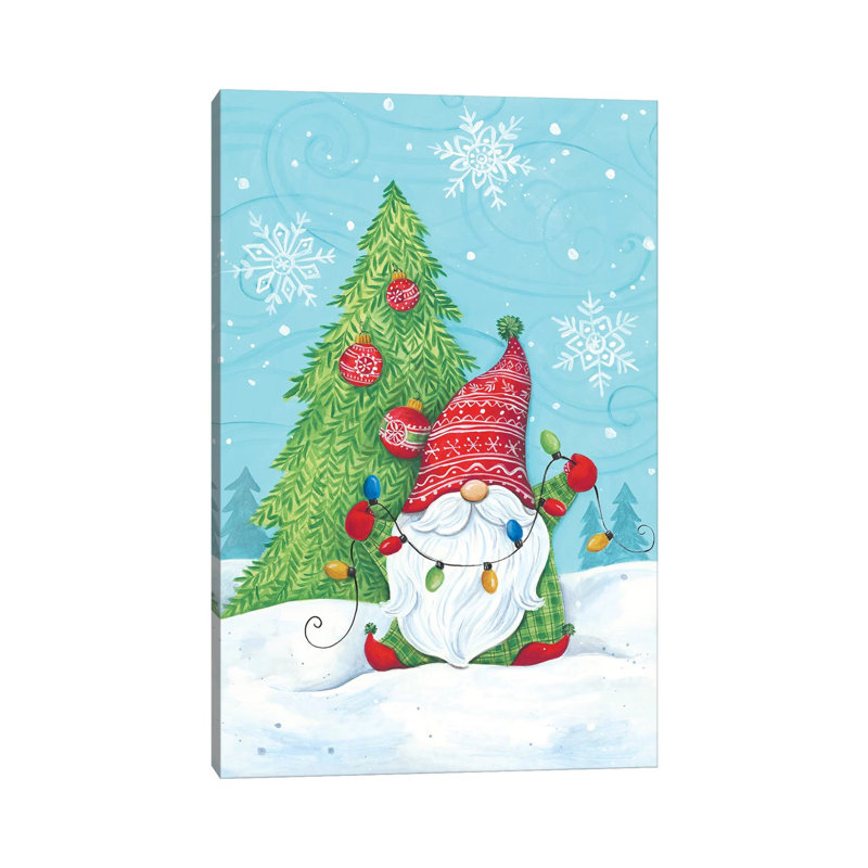 «Elf Gnome With Lights» par Diane Kater, impression sur toile tendue, H 26 po x l 18 po x 1,5 po