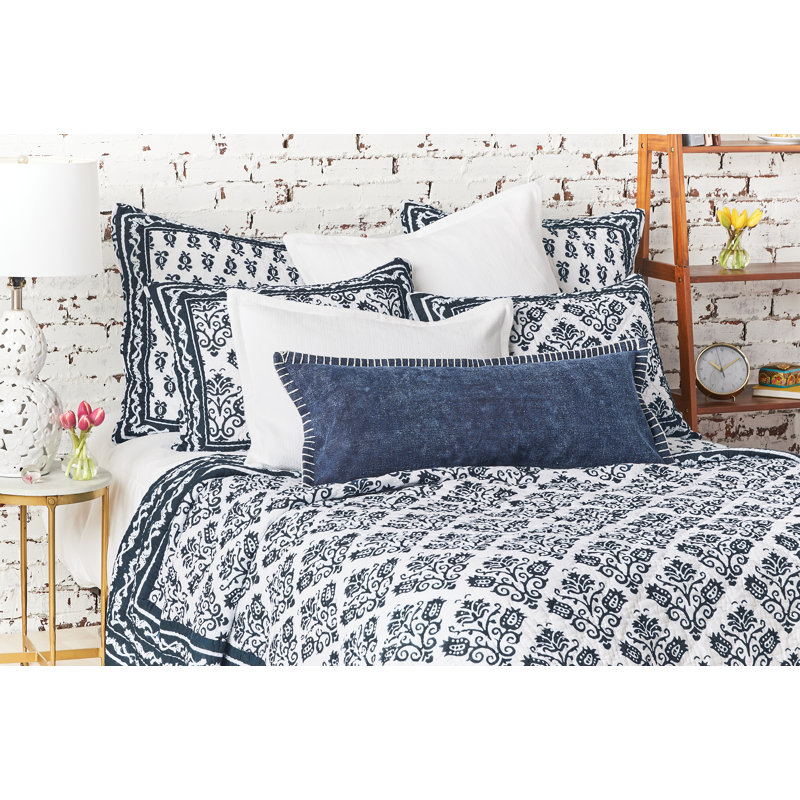 Cassie Cotton Floral Bedding Set, Euro