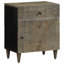50cm W Metal Bedside Table