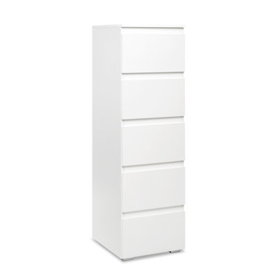 Acord 40cm W 5 - Drawer Chest of Drawers