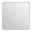 Blacke Flat Wall Mirror