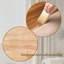 Console rustique en bois naturel - Table d'entrée de 77 po au design campagnard moderne - Canapé long et étroit pour le salon, le couloir ou derrière le canapé - Finition bois clair