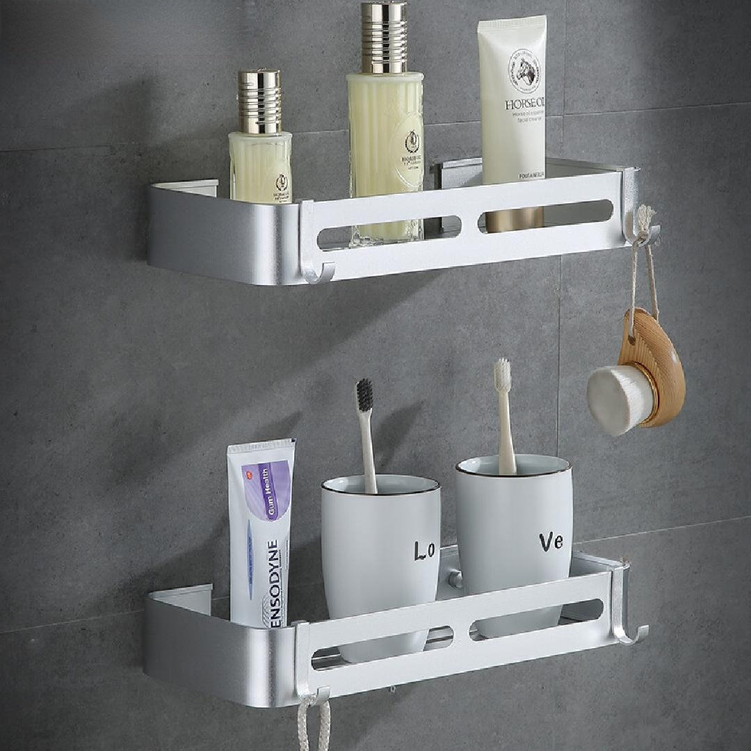 Avalisse Metal Adhesive Bathroom Shelves Rebrilliant