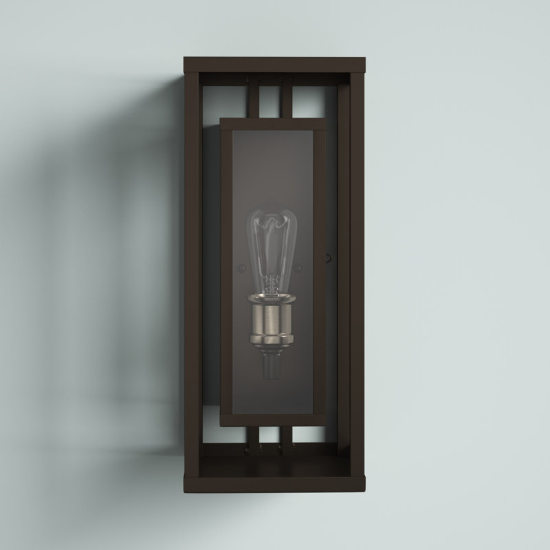Ignacio Wall Light, Rubbed Bronze, 13" H x 5.25" W x 6" D