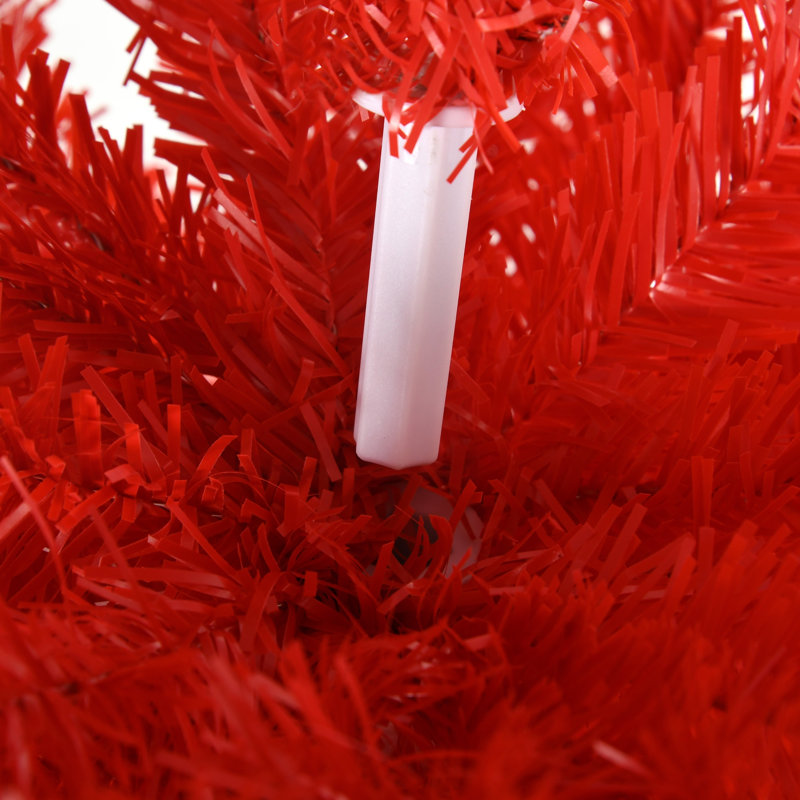 Arbre de Noël vibrant avec base en forme de crayon artificiel, pour des décorations des Fêtes élégantes et peu encombrantes