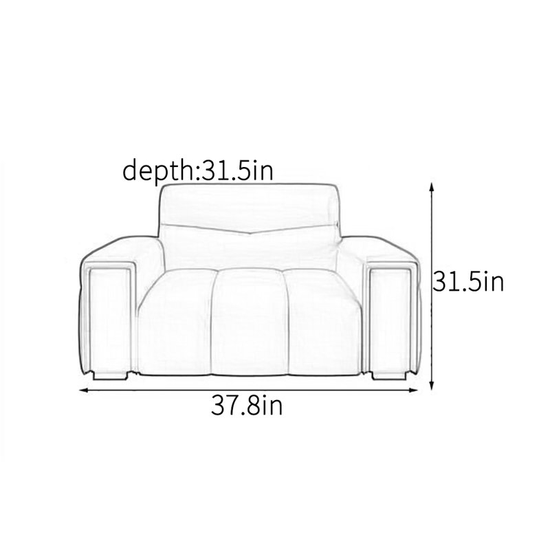 Fauteuil d'appoint luxueux et léger