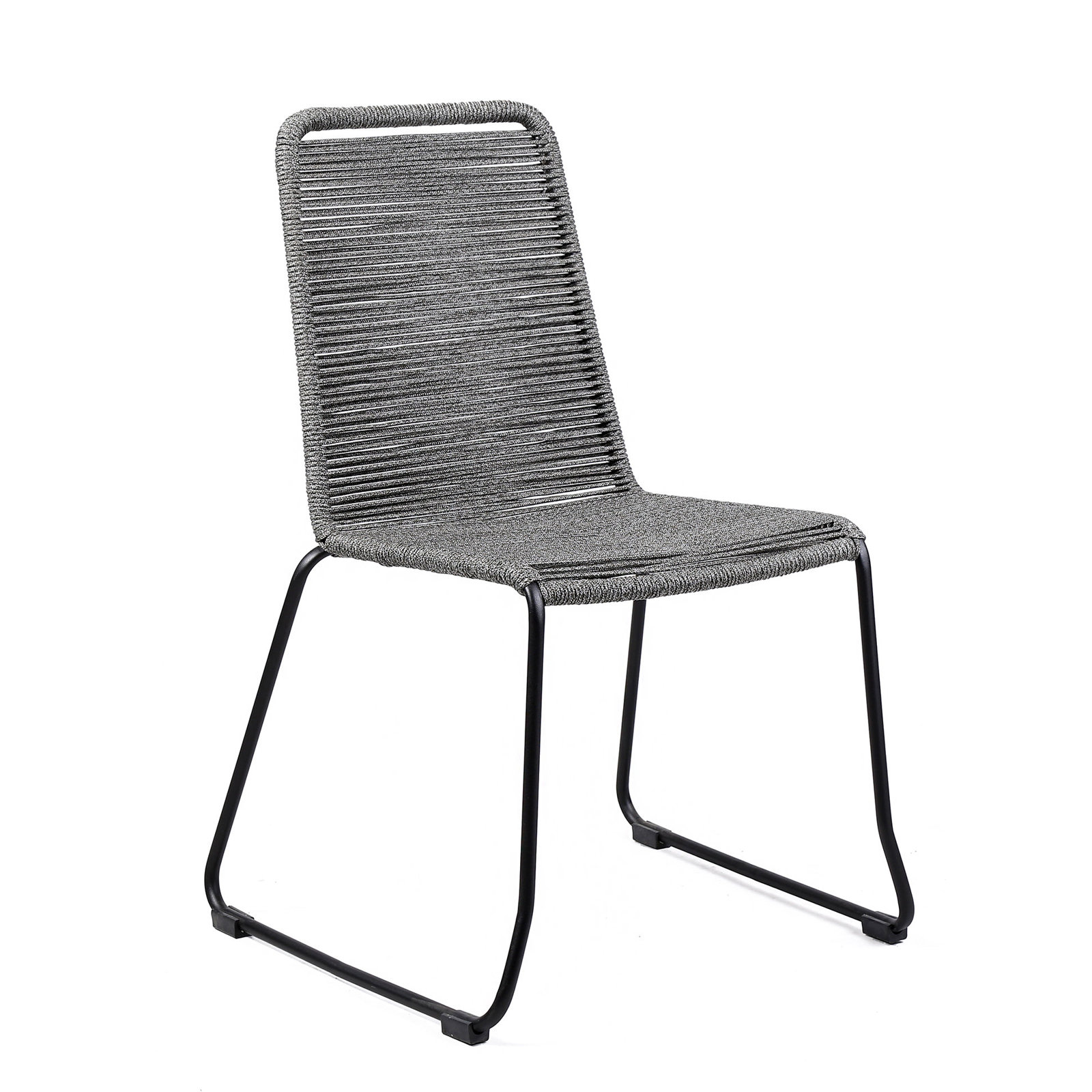 Camberlynn Stackable Patio Side Chair, Gray