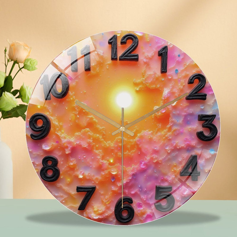 Horloge murale avec horloge murale 12 po