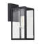 Lanterne murale d'extérieur 1 lumière noire matte-51138985-51138984