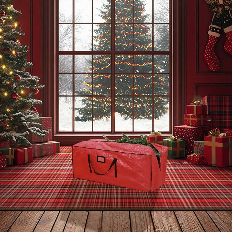 Arbre de Noël, lumières décoratives, sac de rangement, sac de rangement, arbre de Noël, sac de rangement, couronne