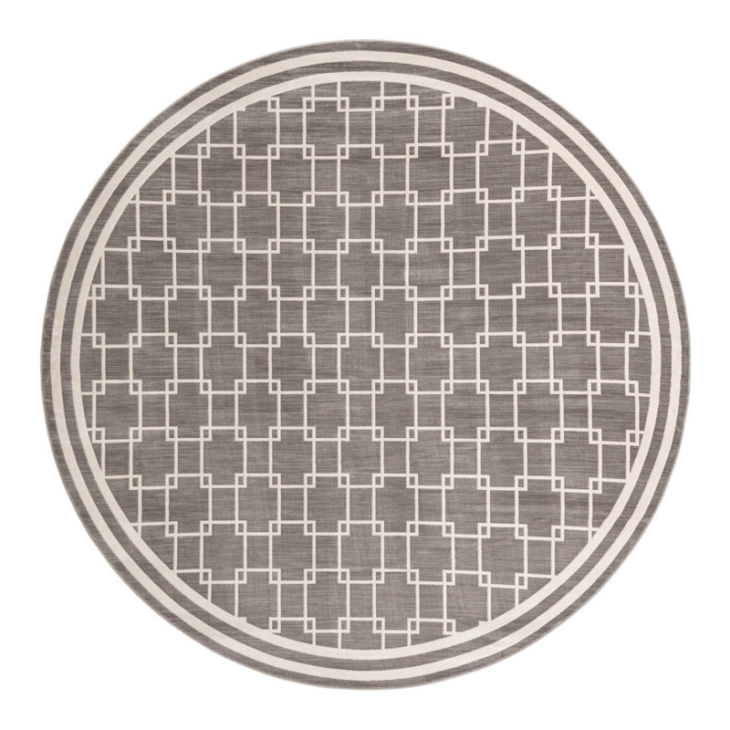 Jill Zarin Metropolitan Uptown Rug Gray, Round 10'