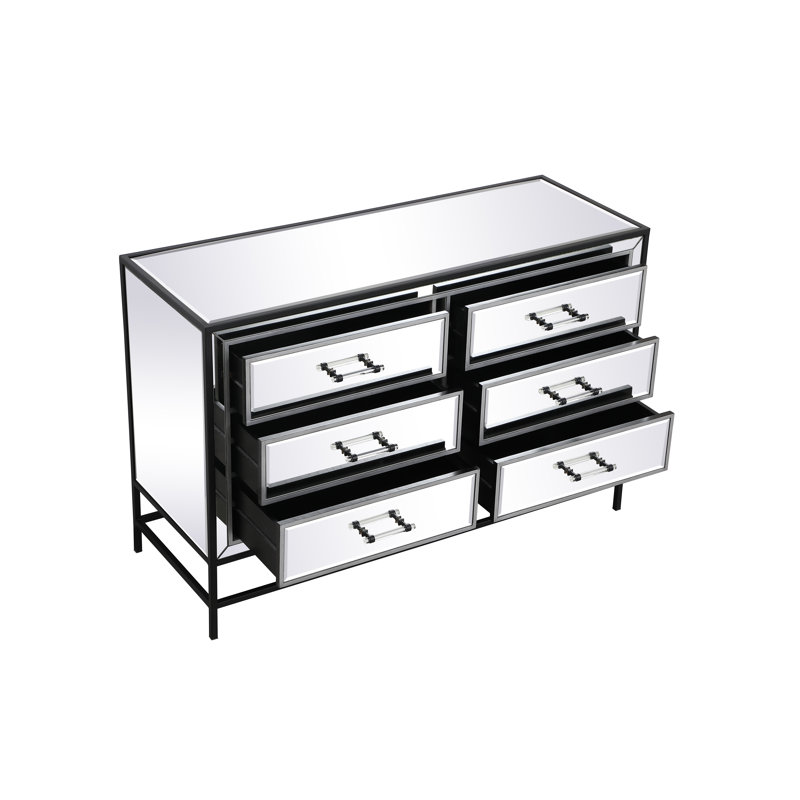 Commode d'appoint 6 tiroirs Cassie
