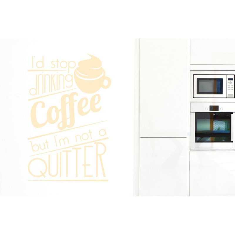 Food & Beverage Wall Decal, Beige