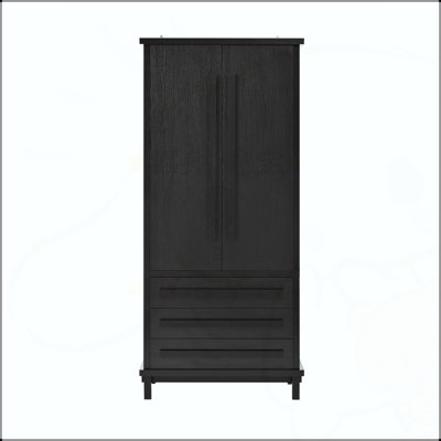 70 Inch Kitchen Pantry Cabinet with 2 Shelves, 6 Door Compartments, and 3 Drawers for Organized Storage and Elegant Design